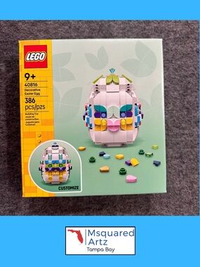 LEGO 40816 Decorative Easter Egg Building Set 386 Pieces New Sealed Spring Decor